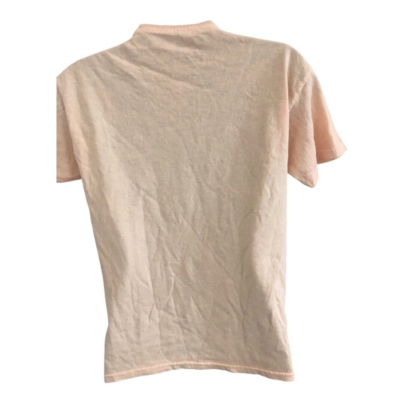 Betty Boop salmon peach gold graphic print‎ western themed tshirt size XS new - Picture 14 of 15